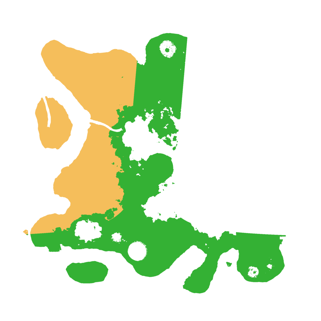 Biome Rust Map: Procedural Map, Size: 3000, Seed: 32763