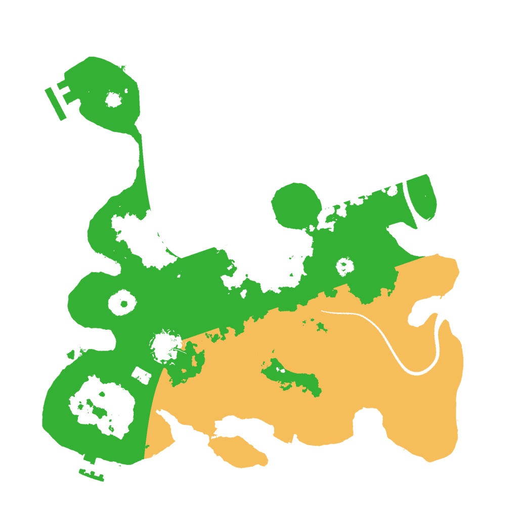 Biome Rust Map: Procedural Map, Size: 3000, Seed: 15467