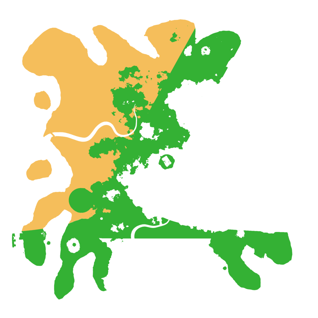Biome Rust Map: Procedural Map, Size: 3500, Seed: 775382313