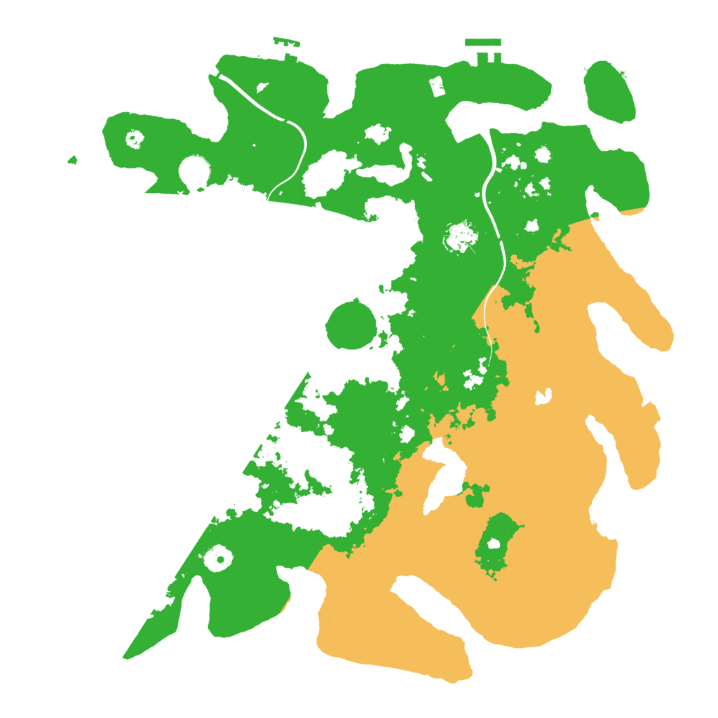 Biome Rust Map: Procedural Map, Size: 4000, Seed: 614701360