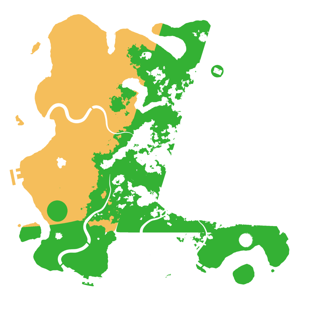 Biome Rust Map: Procedural Map, Size: 4000, Seed: 176848171
