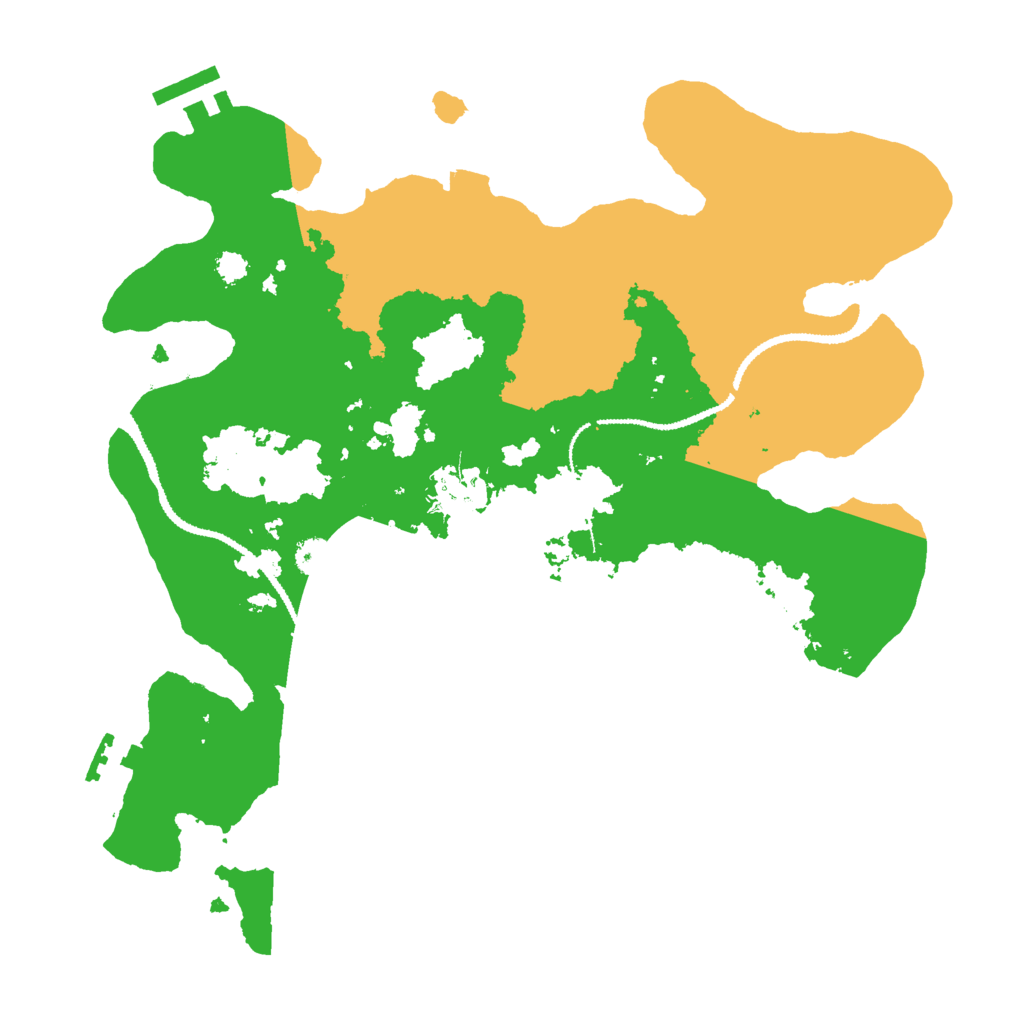 Biome Rust Map: Procedural Map, Size: 3000, Seed: 304850312