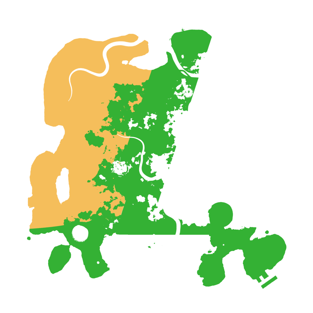 Biome Rust Map: Procedural Map, Size: 3500, Seed: 817758576