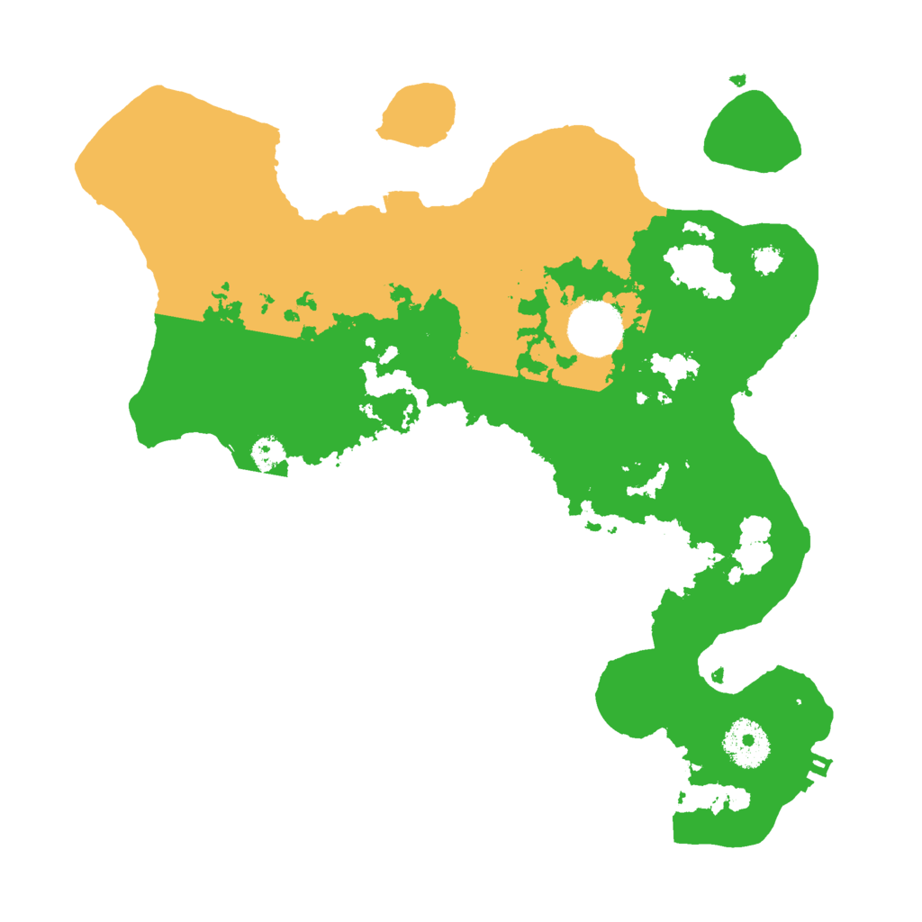 Biome Rust Map: Procedural Map, Size: 3000, Seed: 250123463