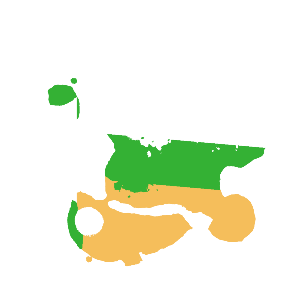 Biome Rust Map: Procedural Map, Size: 2000, Seed: 719264339