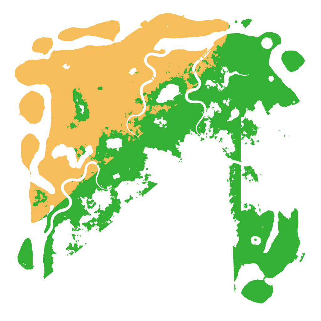 Biome Rust Map: Procedural Map, Size: 5000, Seed: 912304617