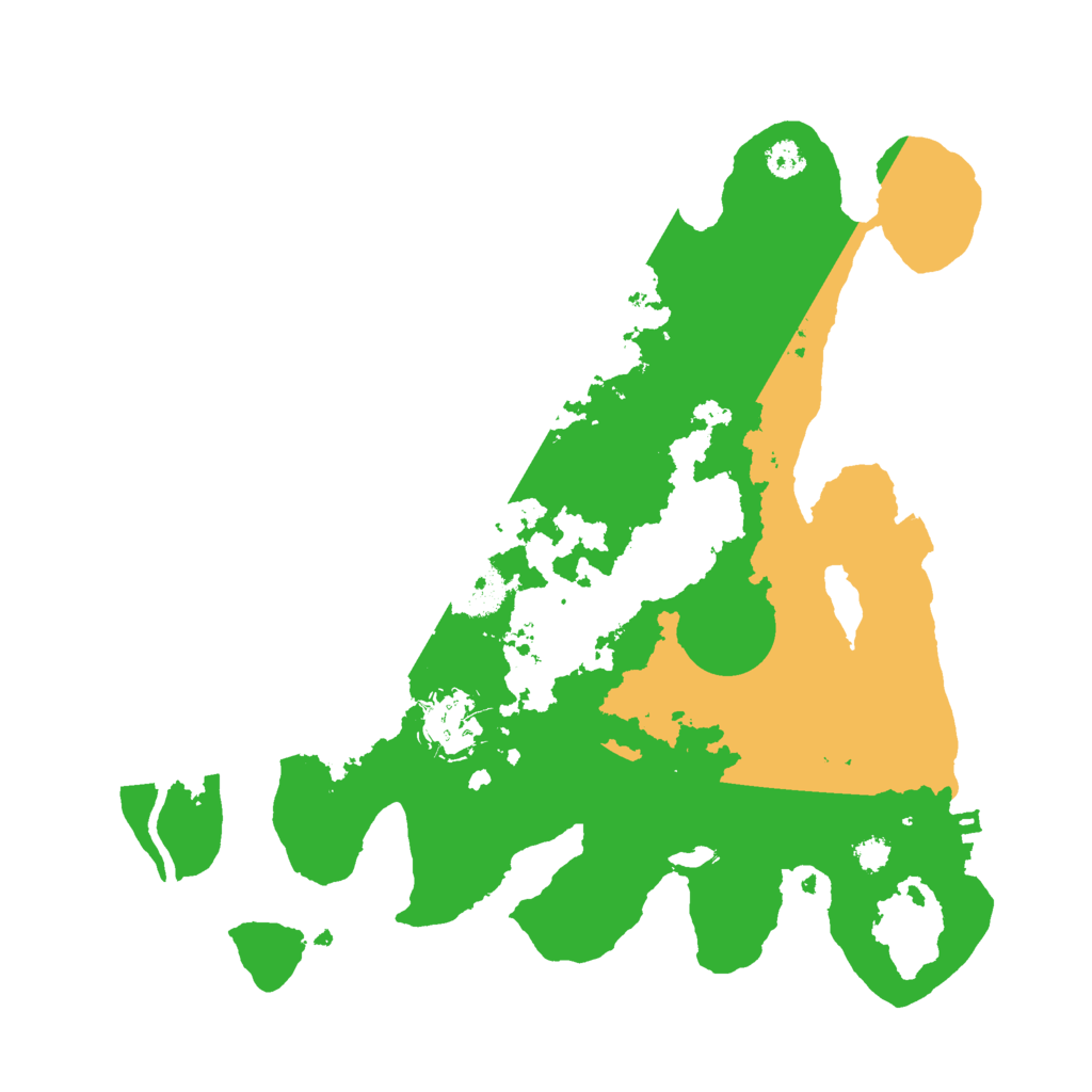 Biome Rust Map: Procedural Map, Size: 3000, Seed: 16213059