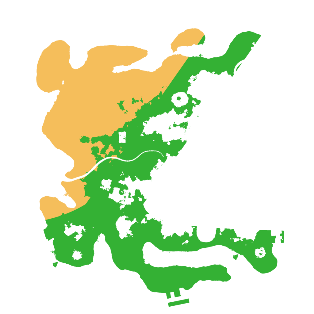 Biome Rust Map: Procedural Map, Size: 3000, Seed: 22886