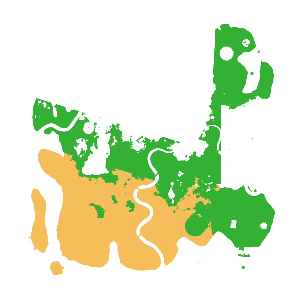 Biome Rust Map: Procedural Map, Size: 3800, Seed: 91031241