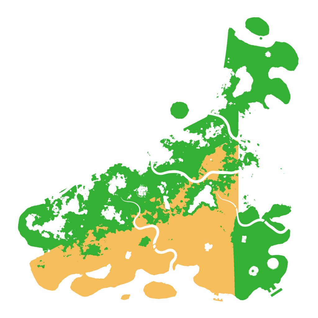 Biome Rust Map: Procedural Map, Size: 5000, Seed: 7875