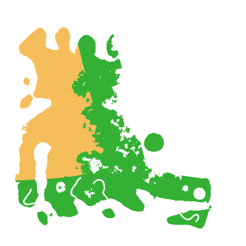 Biome Rust Map: Procedural Map, Size: 3600, Seed: 671173329