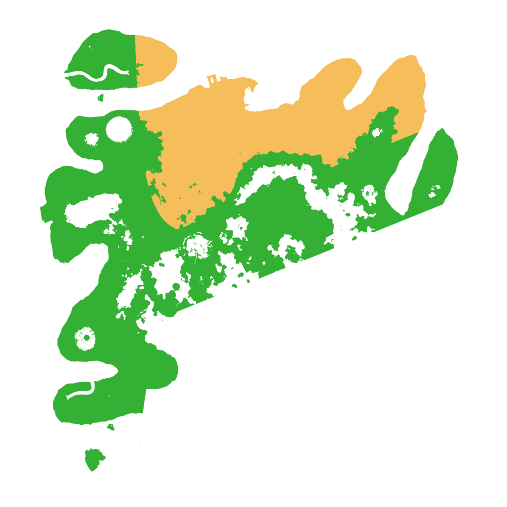 Biome Rust Map: Procedural Map, Size: 3500, Seed: 23454546