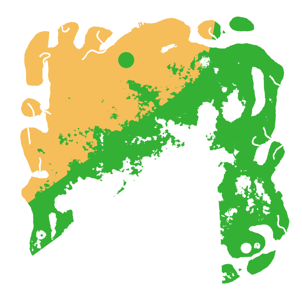Biome Rust Map: Procedural Map, Size: 5000, Seed: 1753427505