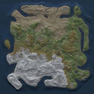 Thumbnail Rust Map: Procedural Map, Size: 4325, Seed: 2147483647, 19 Monuments