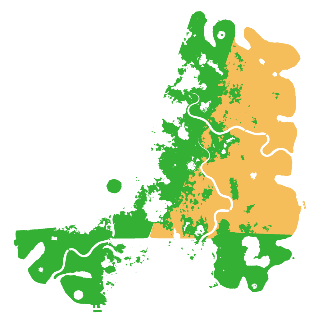 Biome Rust Map: Procedural Map, Size: 6000, Seed: 1225752165