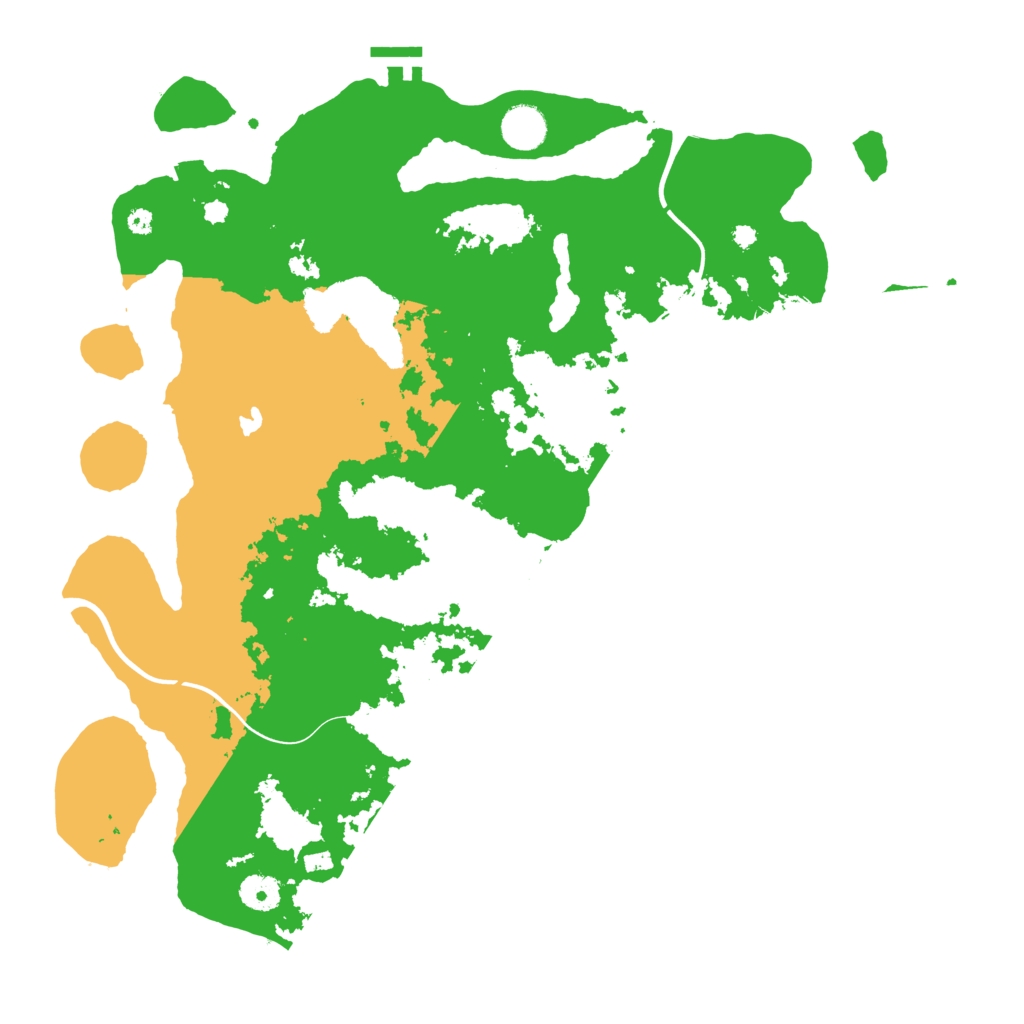 Biome Rust Map: Procedural Map, Size: 4000, Seed: 1477401496