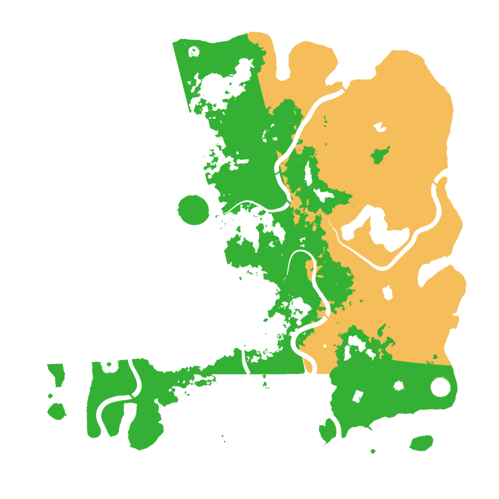 Biome Rust Map: Procedural Map, Size: 4500, Seed: 765317