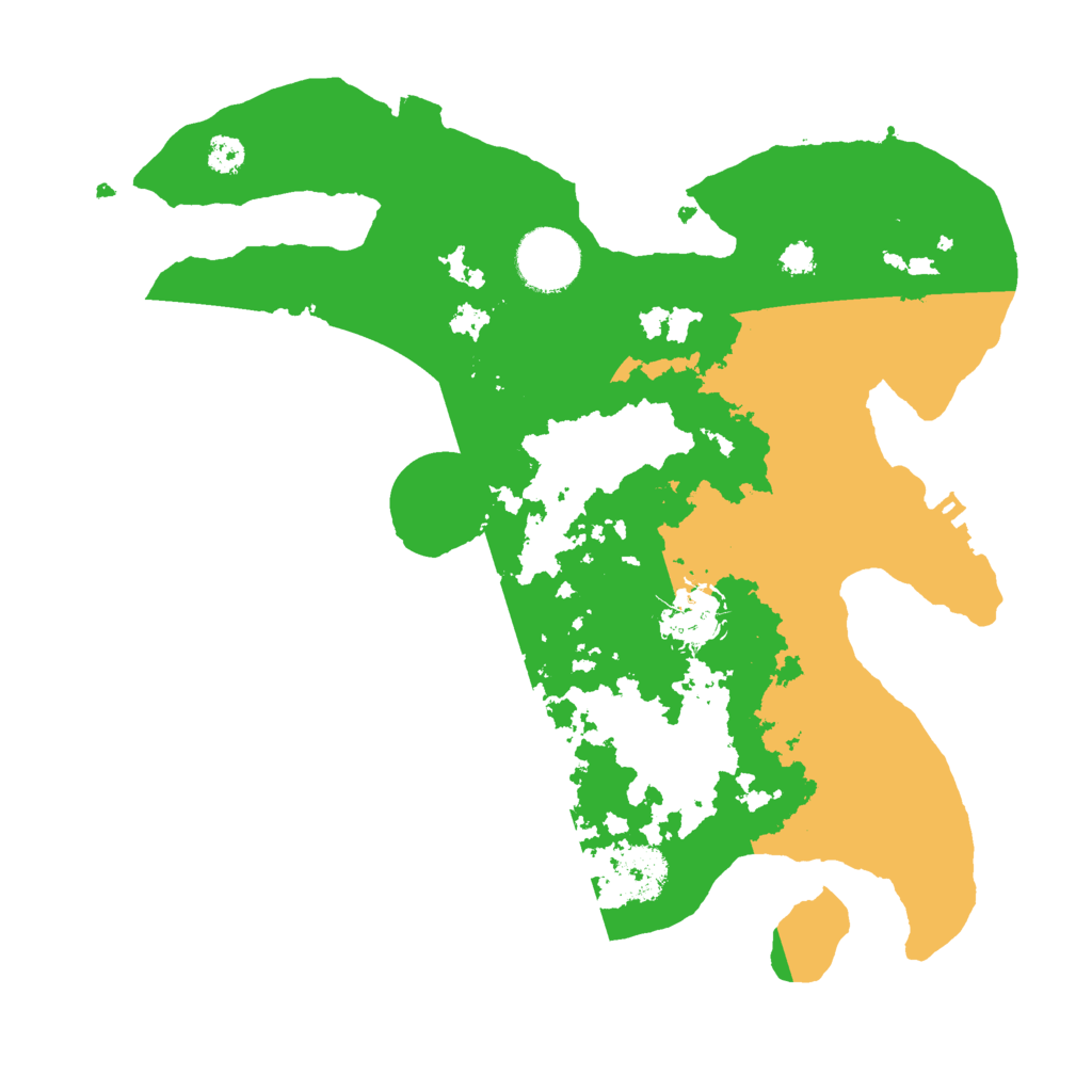 Biome Rust Map: Procedural Map, Size: 3000, Seed: 25183