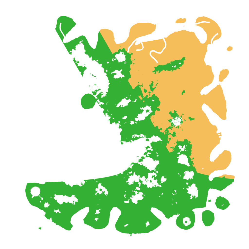 Biome Rust Map: Procedural Map, Size: 4500, Seed: 727458276