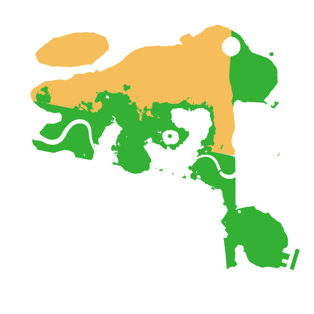 Biome Rust Map: Procedural Map, Size: 3000, Seed: 1046874167