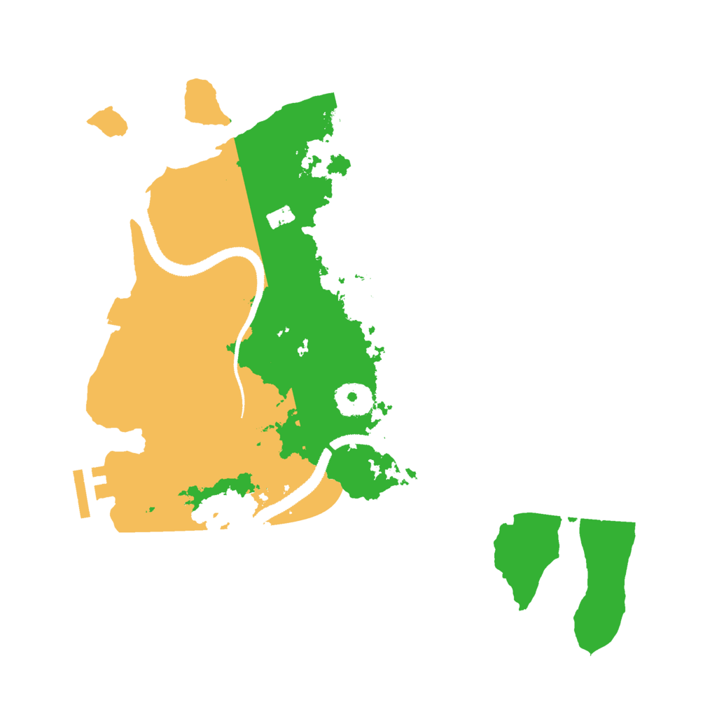 Biome Rust Map: Procedural Map, Size: 3000, Seed: 3797