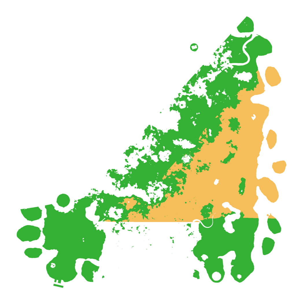 Biome Rust Map: Procedural Map, Size: 6000, Seed: 1790108391