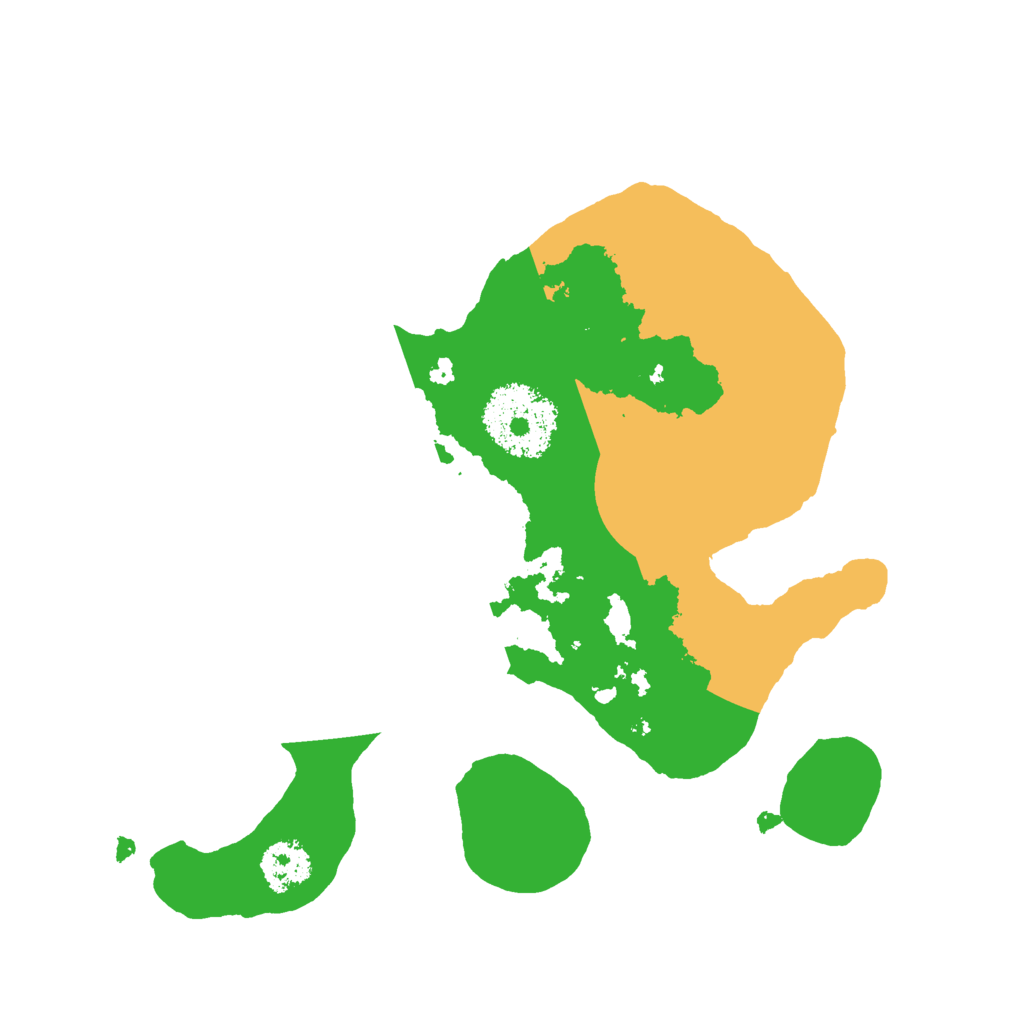 Biome Rust Map: Procedural Map, Size: 2150, Seed: 629882825