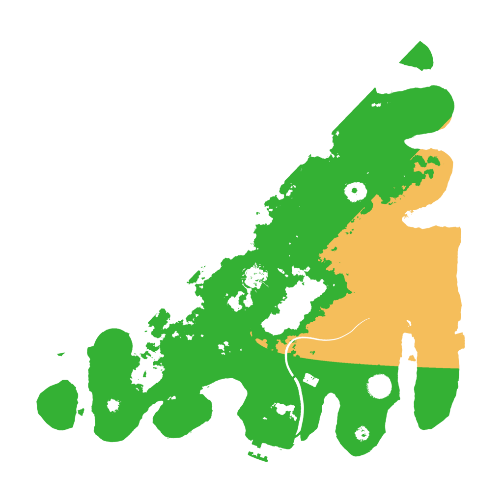 Biome Rust Map: Procedural Map, Size: 3650, Seed: 10724169