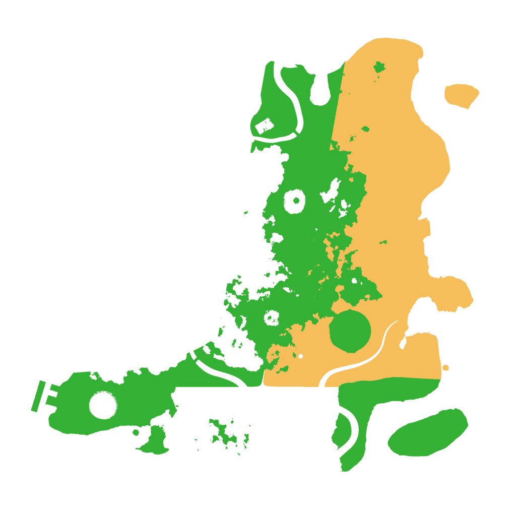 Biome Rust Map: Procedural Map, Size: 3300, Seed: 235235