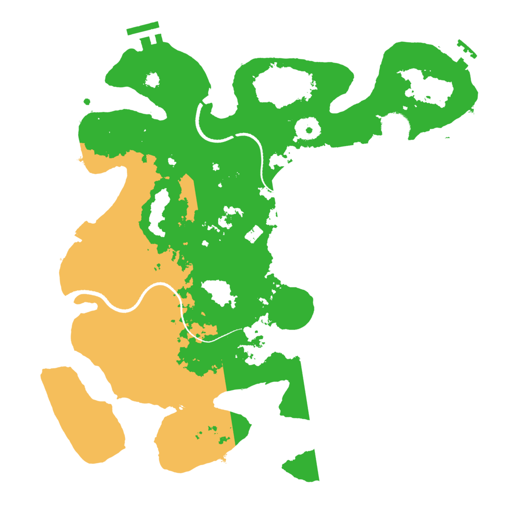 Biome Rust Map: Procedural Map, Size: 3200, Seed: 7771337