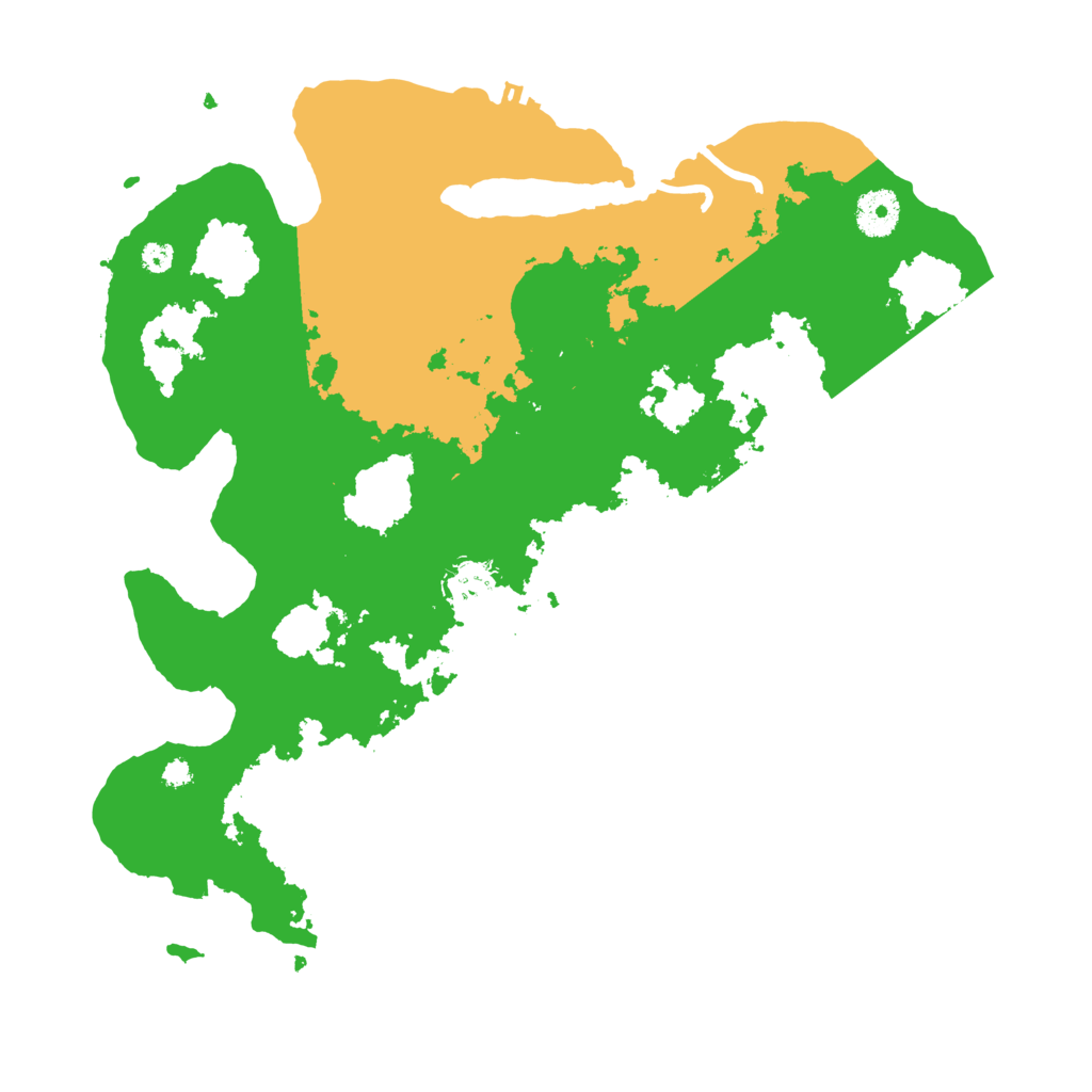 Biome Rust Map: Procedural Map, Size: 3600, Seed: 1870513490