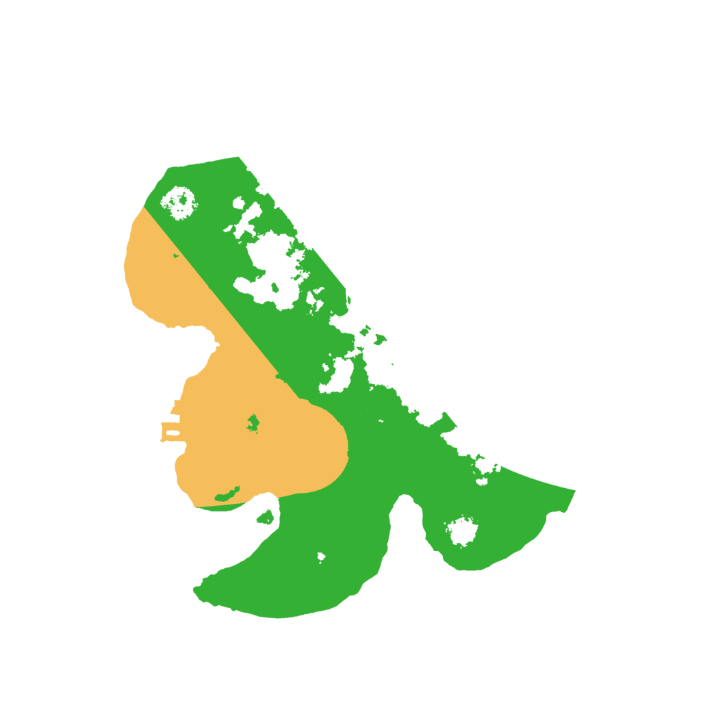 Biome Rust Map: Procedural Map, Size: 2200, Seed: 989358054