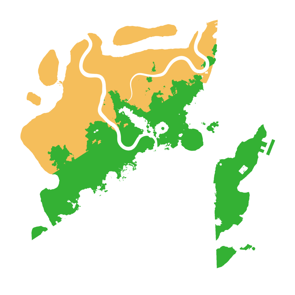 Biome Rust Map: Procedural Map, Size: 3650, Seed: 59879740
