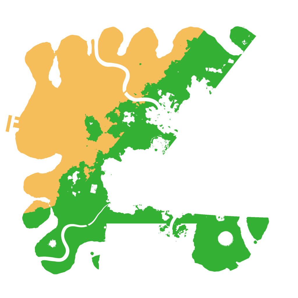 Biome Rust Map: Procedural Map, Size: 3600, Seed: 22105