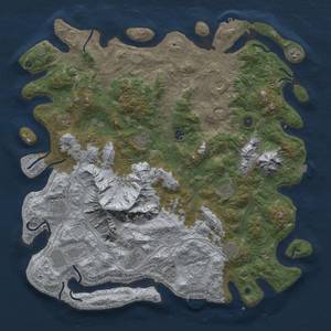 Thumbnail Rust Map: Procedural Map, Size: 5000, Seed: 749250789, 19 Monuments