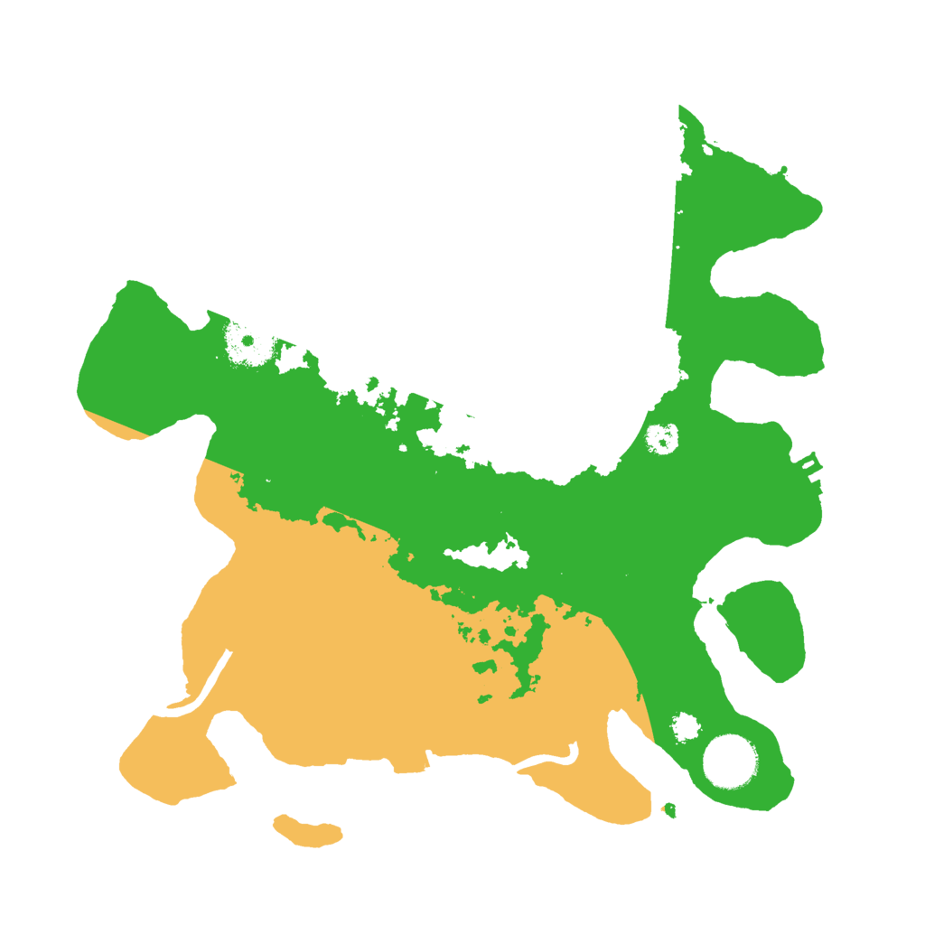 Biome Rust Map: Procedural Map, Size: 3000, Seed: 61665