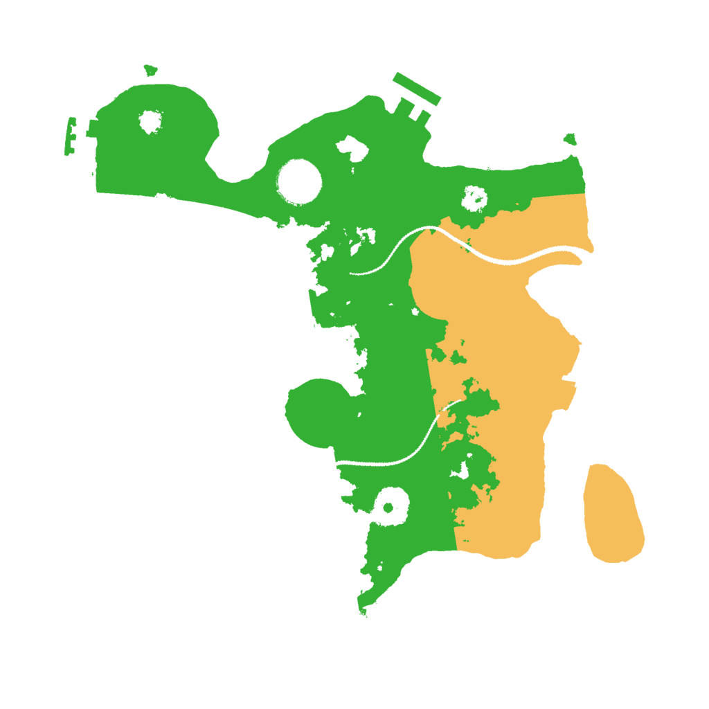 Biome Rust Map: Procedural Map, Size: 2800, Seed: 1984572167