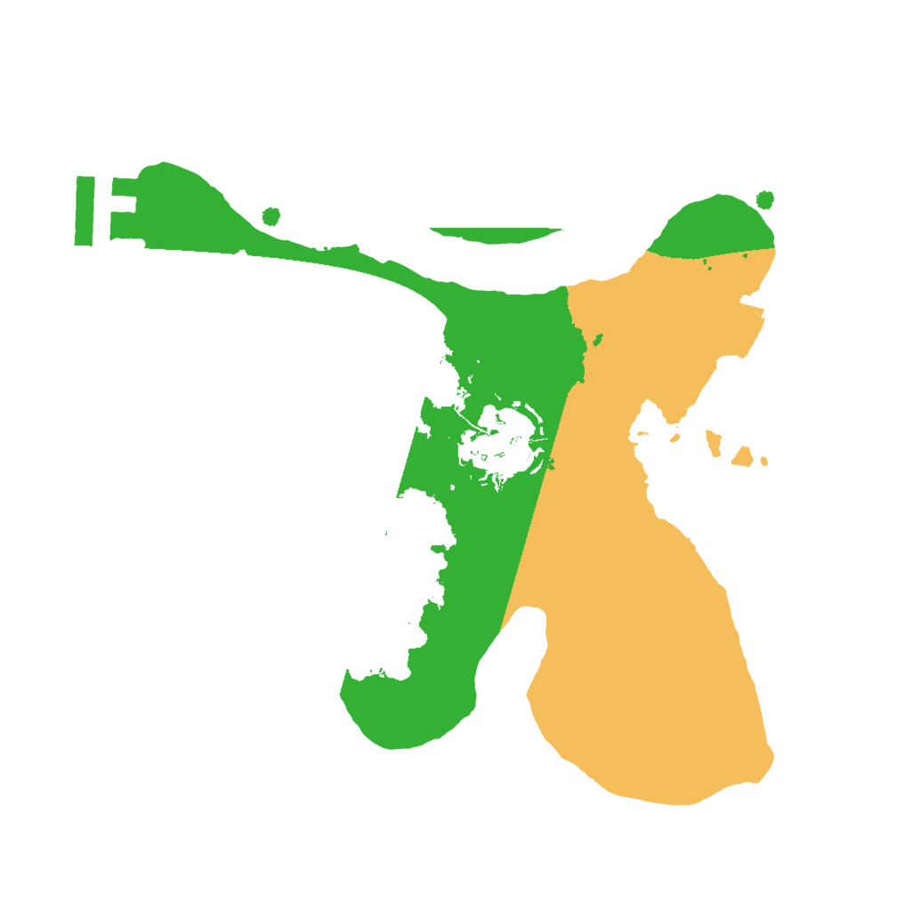 Biome Rust Map: Procedural Map, Size: 2000, Seed: 17137028