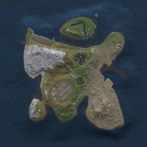 Thumbnail Rust Map: Procedural Map, Size: 2000, Seed: 17137028, 7 Monuments