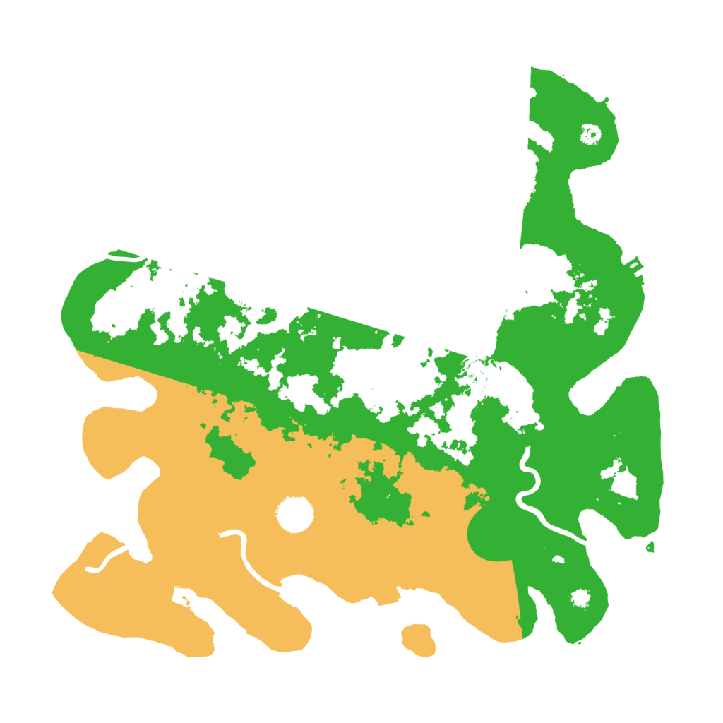 Biome Rust Map: Procedural Map, Size: 3500, Seed: 698414275