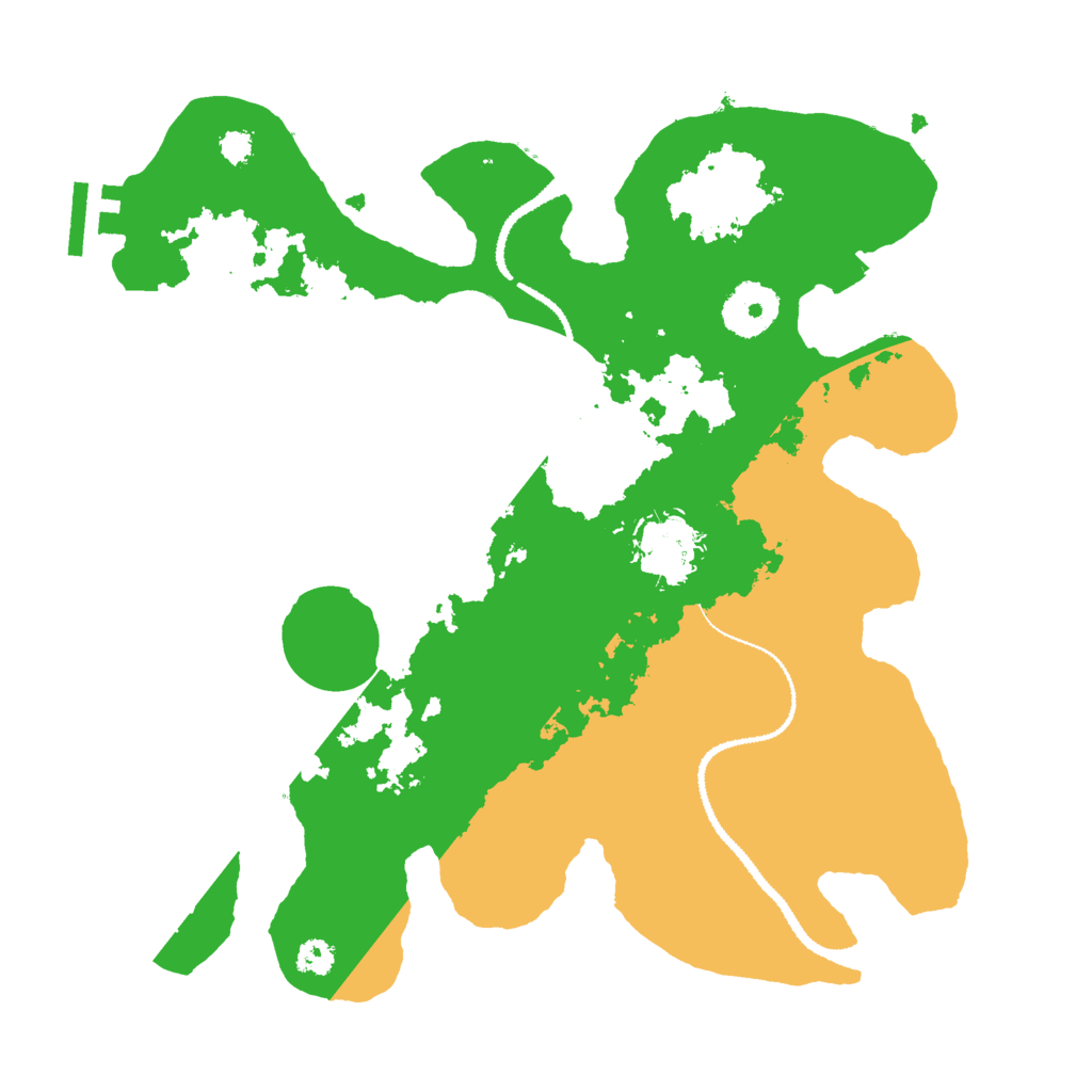 Biome Rust Map: Procedural Map, Size: 3000, Seed: 1342877123