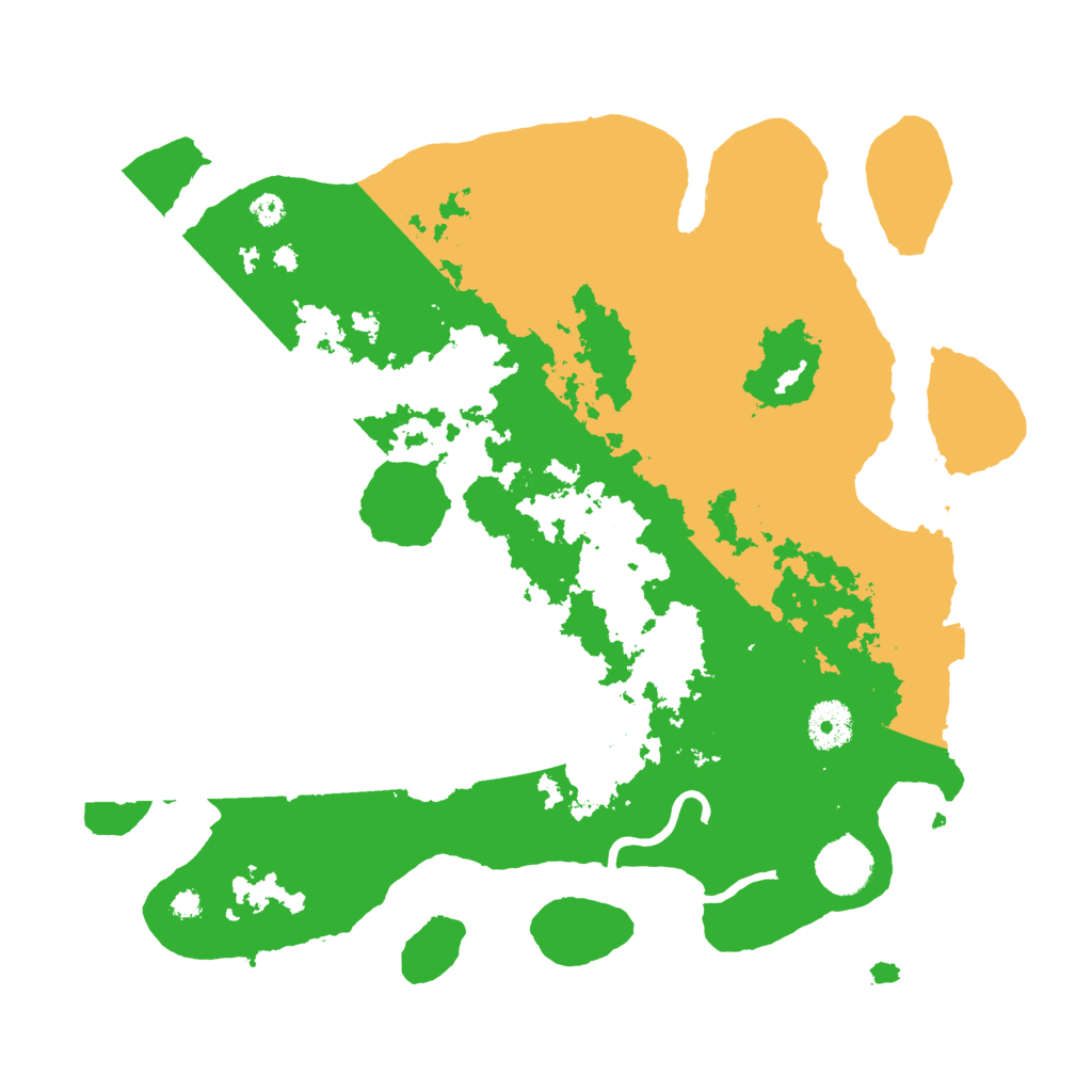 Biome Rust Map: Procedural Map, Size: 3500, Seed: 608221777