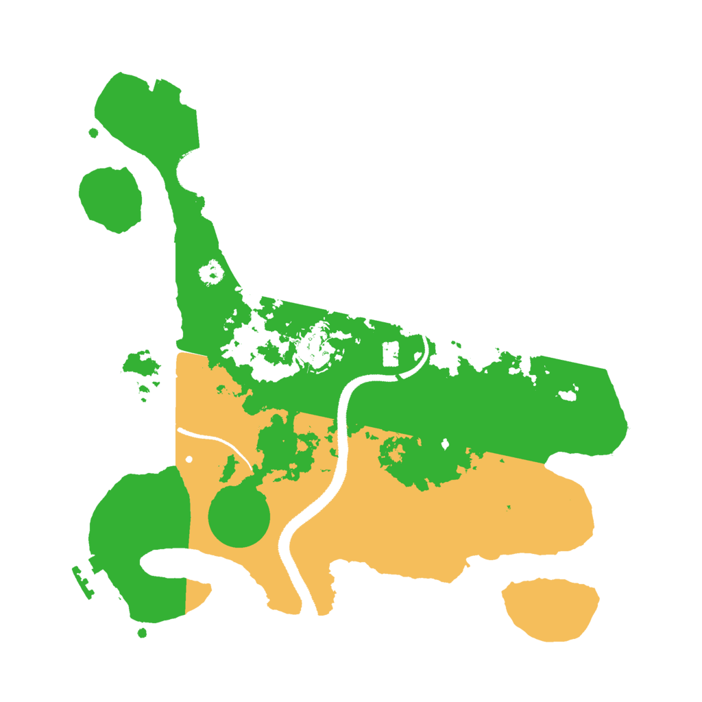 Biome Rust Map: Procedural Map, Size: 3000, Seed: 134718393