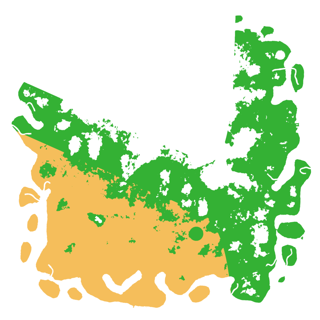 Biome Rust Map: Procedural Map, Size: 6000, Seed: 76182