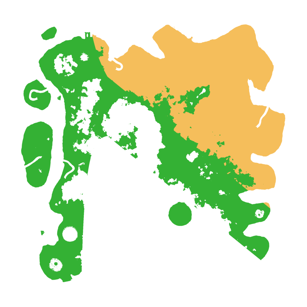 Biome Rust Map: Procedural Map, Size: 3600, Seed: 46005933