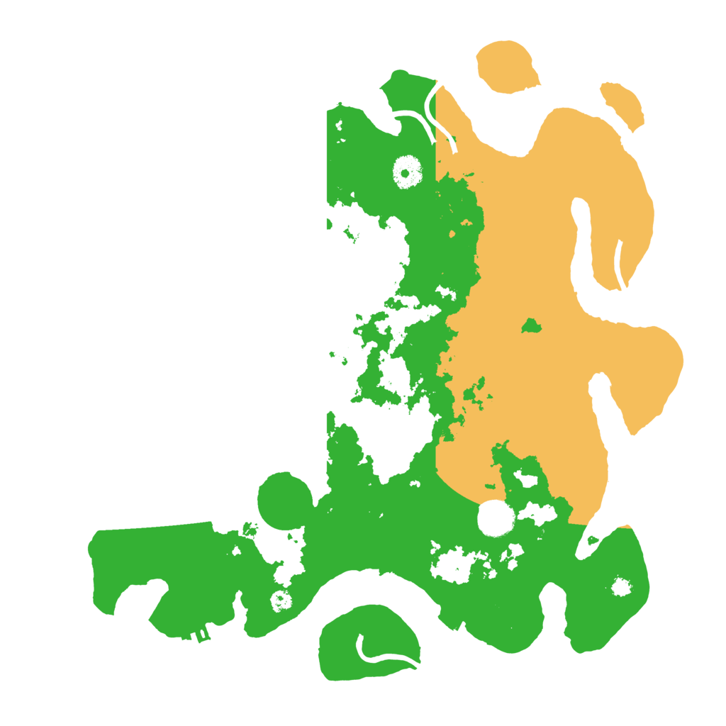Biome Rust Map: Procedural Map, Size: 3500, Seed: 1199282034