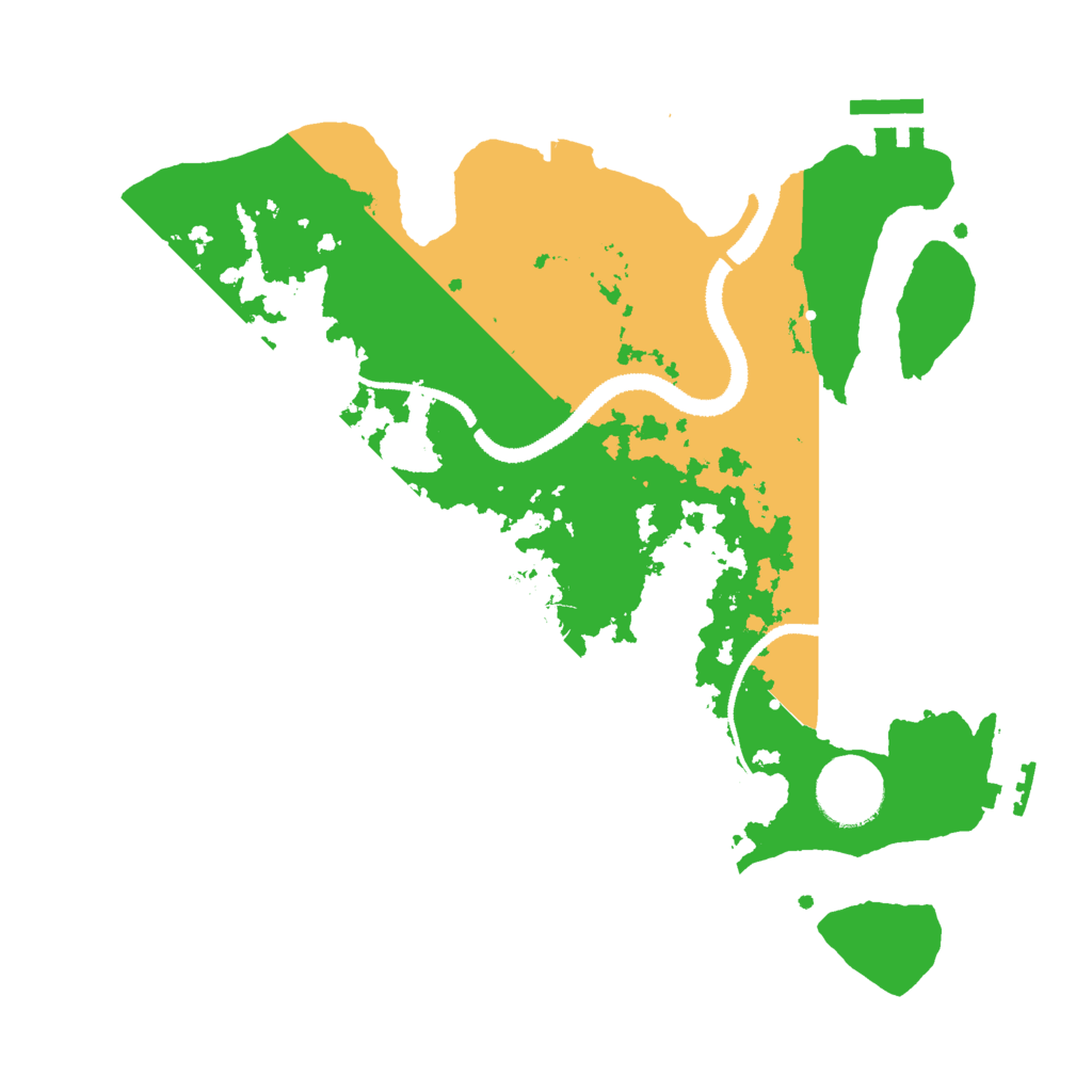 Biome Rust Map: Procedural Map, Size: 3000, Seed: 1044367684