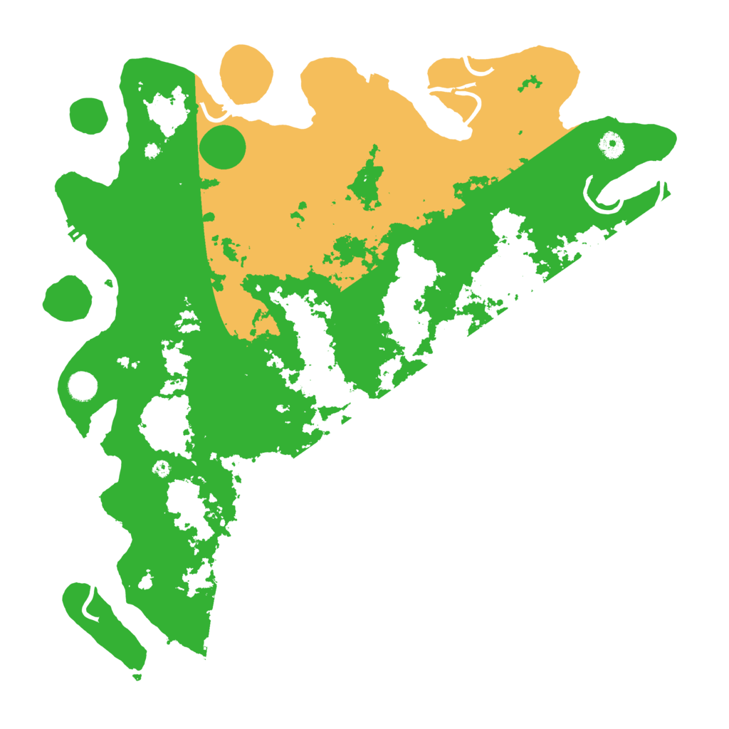Biome Rust Map: Procedural Map, Size: 4350, Seed: 237862791