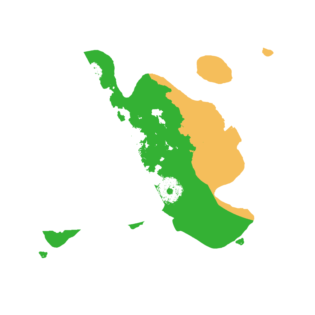 Biome Rust Map: Procedural Map, Size: 2000, Seed: 1672476796