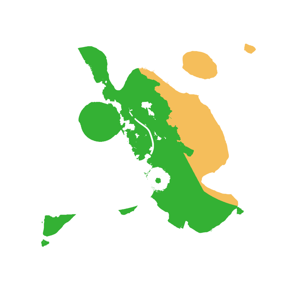 Biome Rust Map: Procedural Map, Size: 2000, Seed: 1672476796
